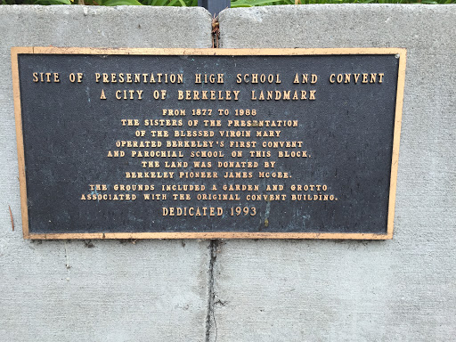Site of Presentation High School and Convent