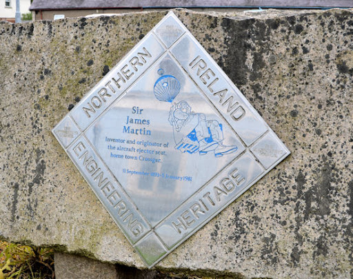 Sir James Martin plaque, Crossgar