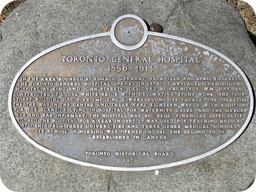 Toronto General Hospital 1856-1913