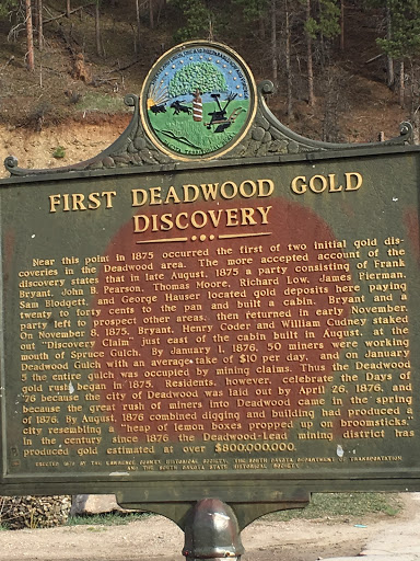 First Deadwood Gold Discovery