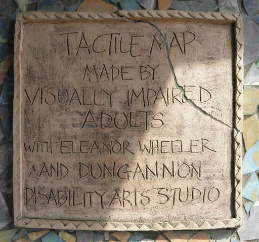Plaque, Tactile Map