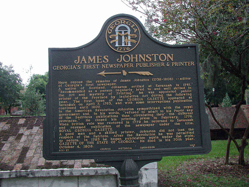James Johnston Georgia's First Newspaper Publisher