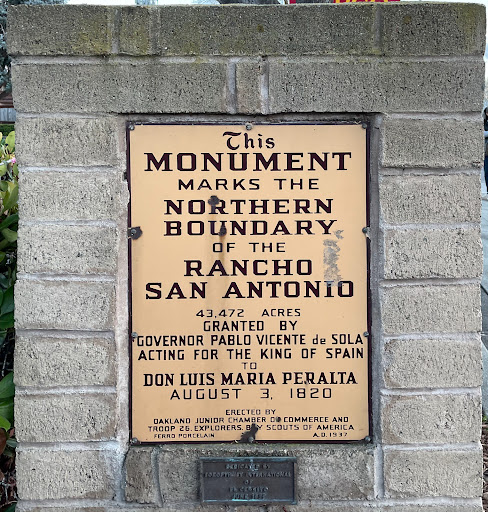 Northern Boundary of Rancho San Antonio