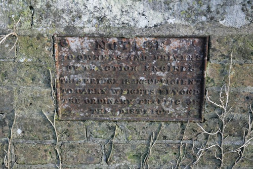 Sign on Notton bridge