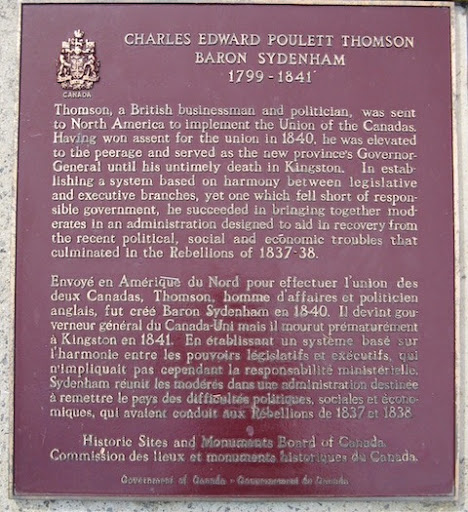 Charles Edward Poulett Thomson Baron Sydenham 1799-1841