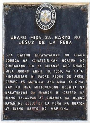 First Mass in the Barrio of Jesus de la Peña historical marker