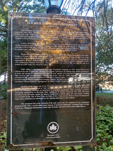Eleanor Roosevelt Monument