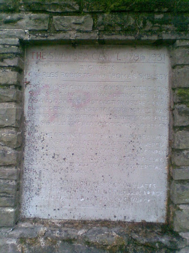 Swansea Canal Plaque