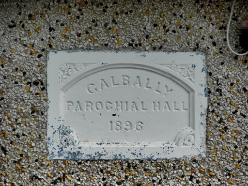 Plaque, Galbally Parochial Hall