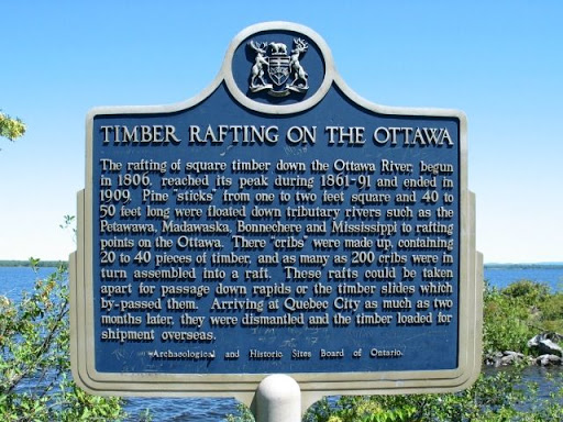 Timber Rafting on the Ottawa