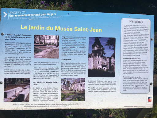 Le jardin du Musee Saint-Jean