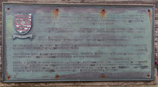 Plaque on Watch Tower, Beachy Head, Sussex
