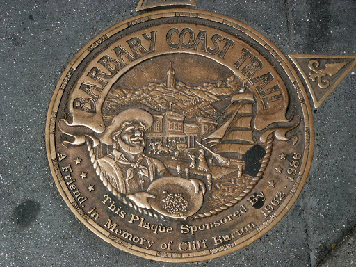 San Francisco Barbary Coast Marker