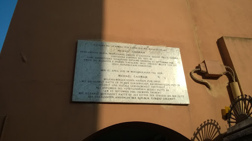 Michael Gaismair plaque