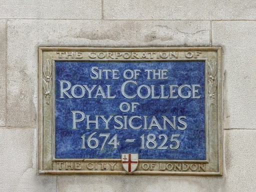 Blue Plaque outside Cutler's Hall, London, EC2