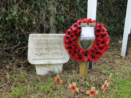 Saxmundham War Memorial Playing Field Plaque