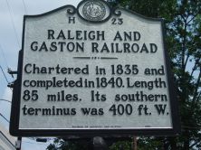 RALEIGH AND GASTON RAILROAD