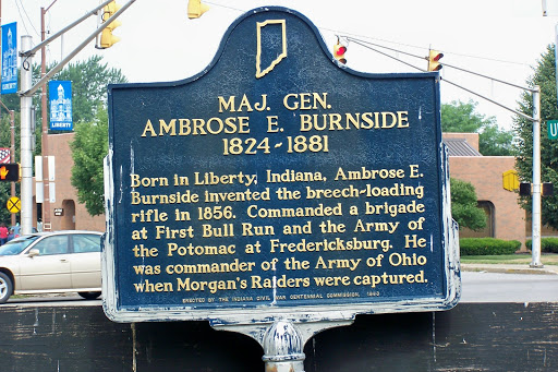 Historical Marker for General Burnside