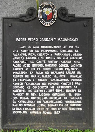 Fr. Pedro Dandan historical marker