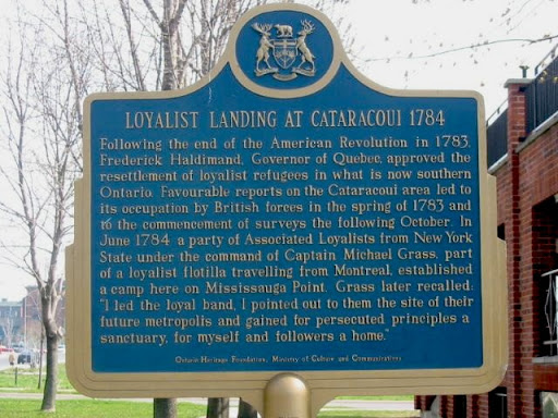 Loyalist Landing at Cataracoui 1784