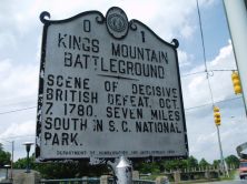 BATTLE OF KINGS MOUNTAIN