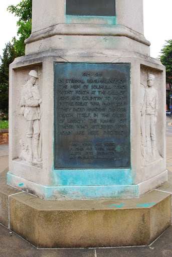 War Memorial (2), St. Alphege Square, Solihull
