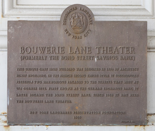 Bouwerie Lane Theatre / Bond Street Savings Bank