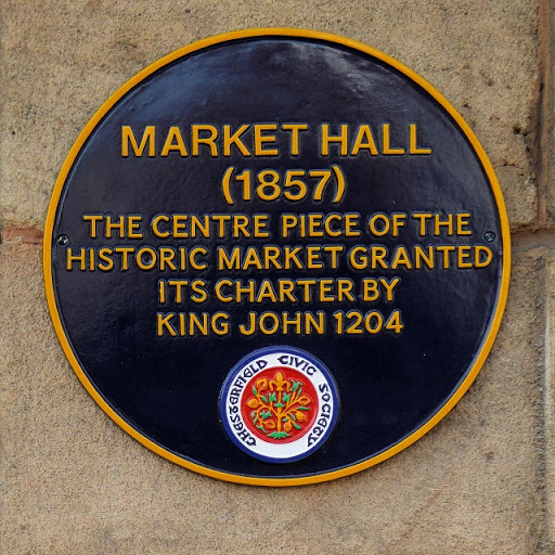 Civic Society Plaque, Chesterfield Market Hall