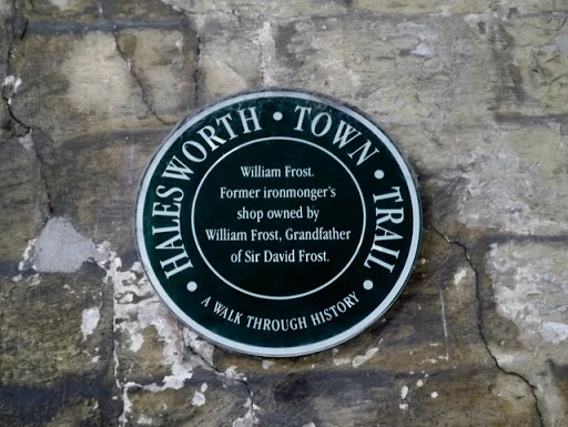 Halesworth Town Trail plaque