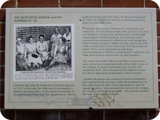 Sir Adam Beck School and the Summer of '36
