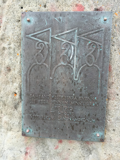 In honor of the women settlers of the Westfjords