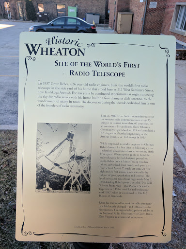 Site of the World's First Radio Telescope