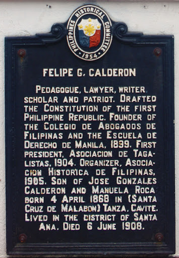 Felipe G. Calderon historical marker