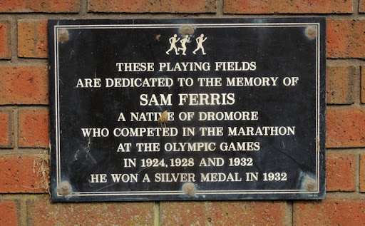 Sam Ferris plaque, Dromore