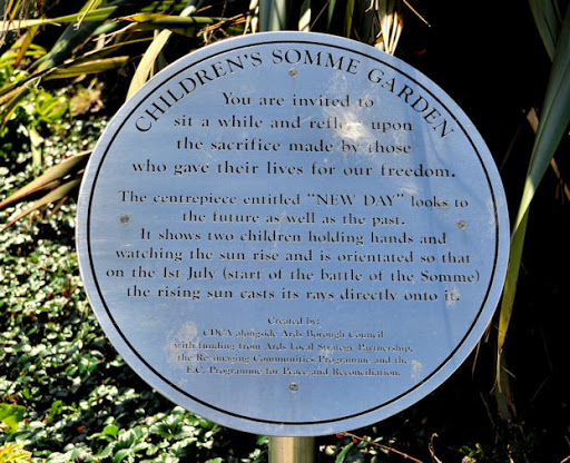 The Somme memorial garden, Cloughey (3)