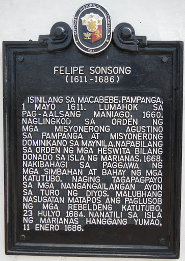 Felipe Sonsong historical marker