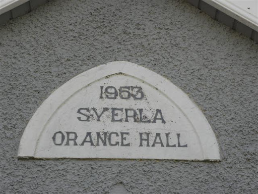 Plaque, Syerla Orange Hall