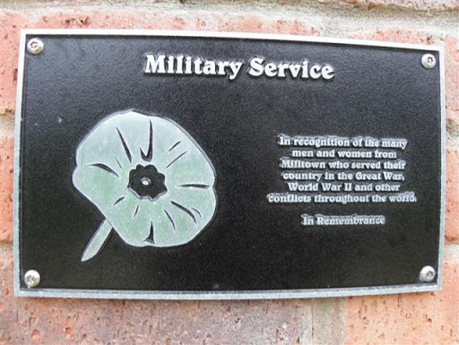 Military Service Plaque