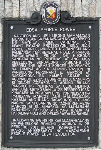 EDSA People Power historical marker