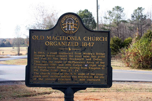 Old Macedonia Baptist Church Organized 1847