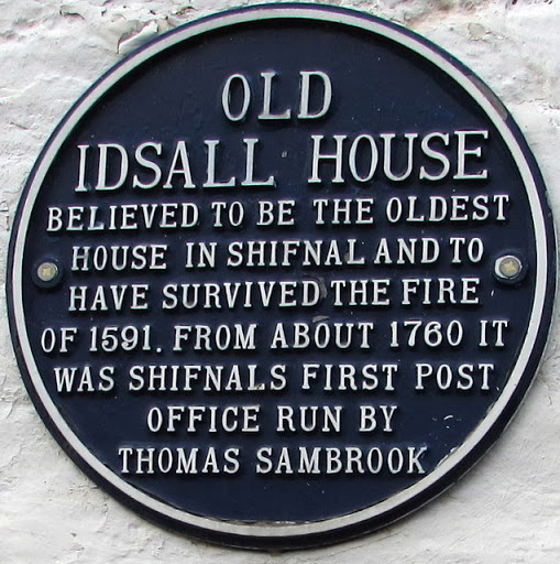 Old Idsall House plaque, Shifnal