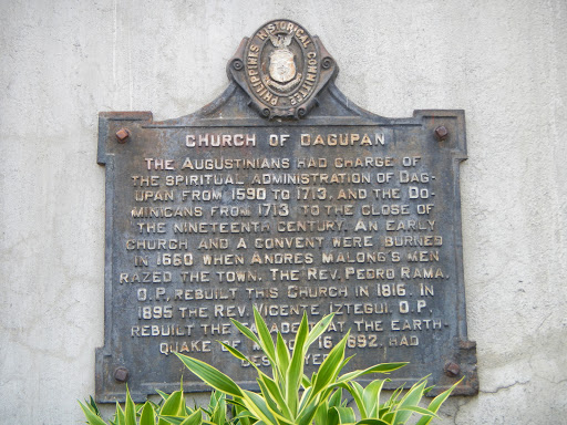 Church of Dagupan historical marker