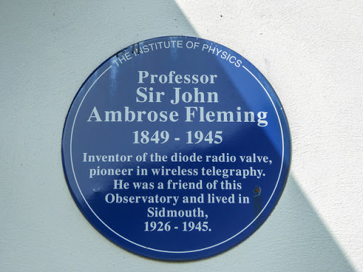 Blue Plaque, Norman Lockyer Observatory, Sidmouth, Devon