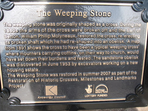 Weeping Stone Plaque