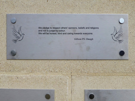 Peace pledge, Gibson PS, Omagh