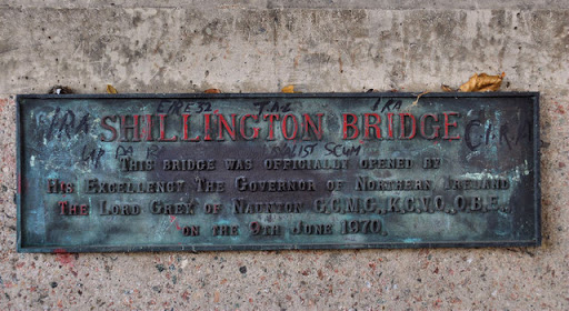 Shillington Bridge plaque, Portadown