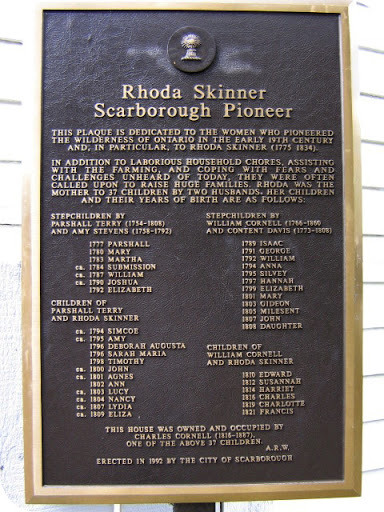 Rhoda Skinner Scarborough Pioneer
