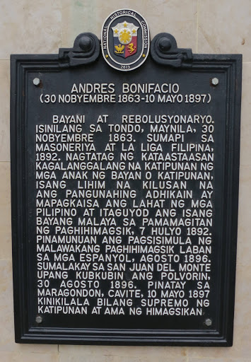 Andres Bonifacio historical marker