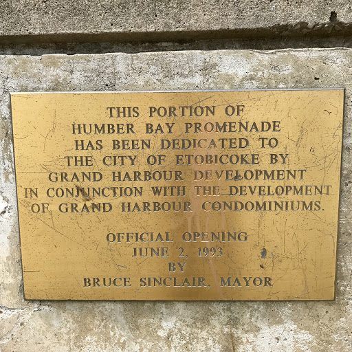 Humber Bay Promenade Dedication