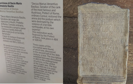 5th Century Repair to the Colosueum